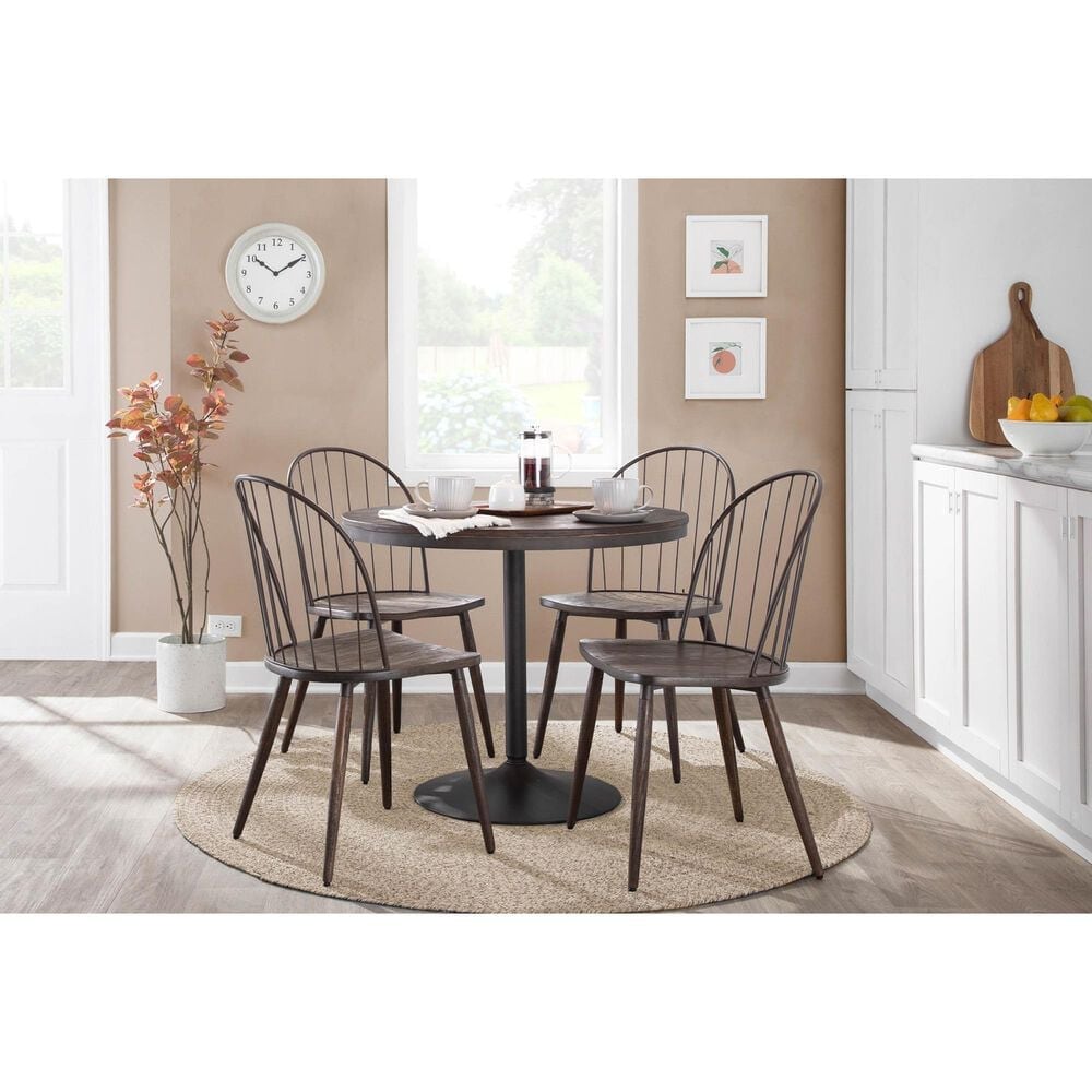 Lumisource Dakota Dining Table in Espresso - Table Only, , large