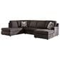Ashley Coralene 2-Piece Right-Facing Sectional with Chaise in Onyx, , large