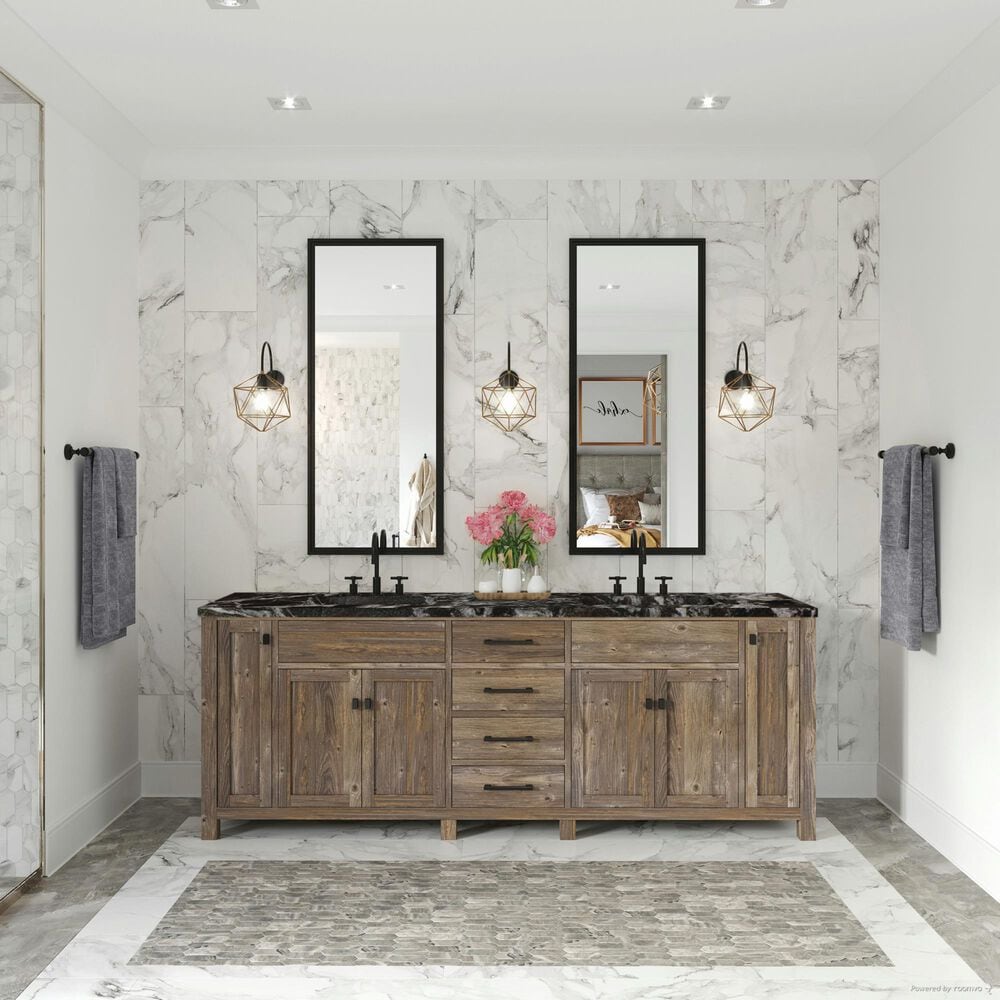 NFM Custom Countertops Arabian Nights Leathered 3cm Granite Countertop, , large