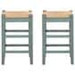 Ashley Mirimyn Counter Stool Set of 2 in Teal, , large