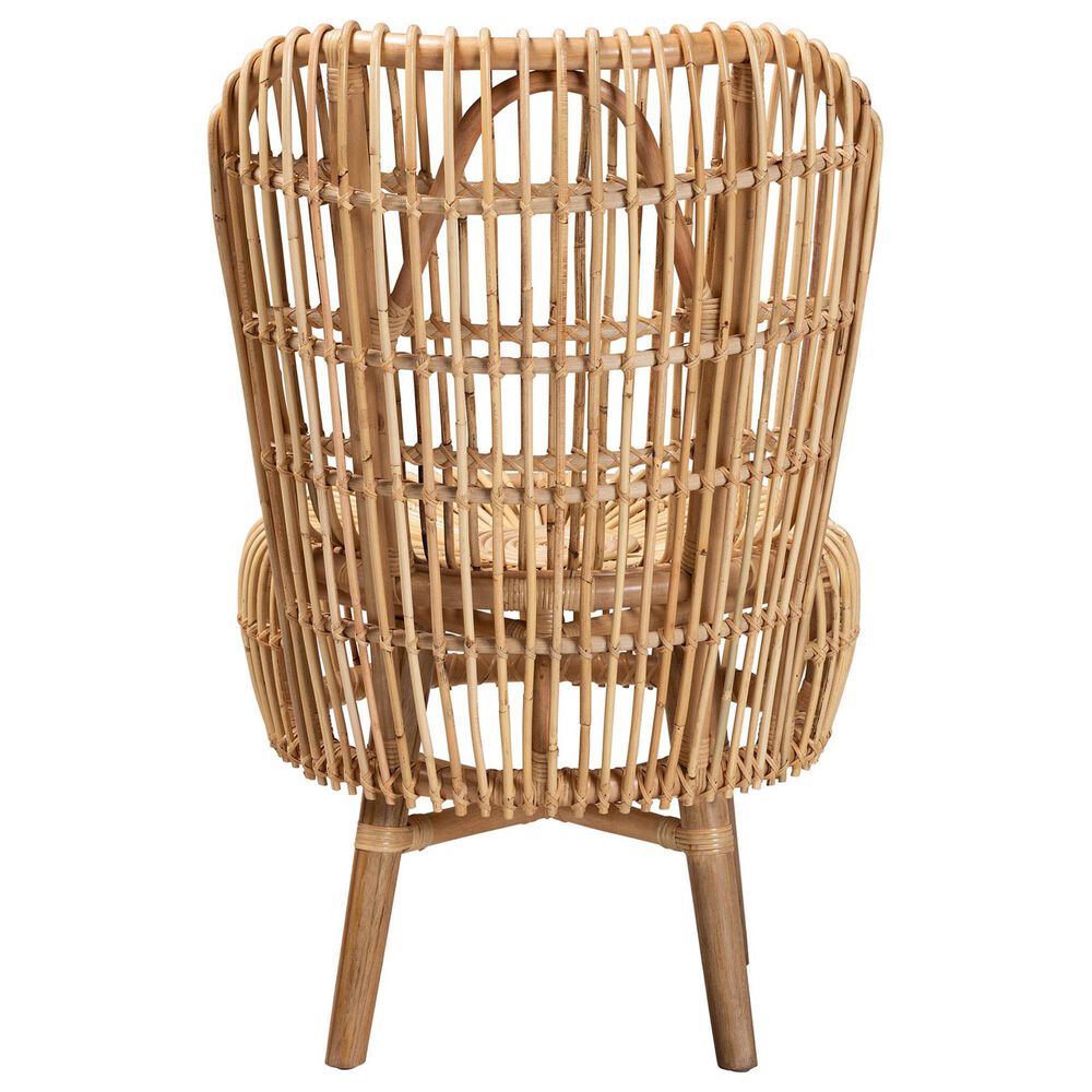 Baxton Studio Nagoya Tall Lounge Chair in Natural Brown, , large