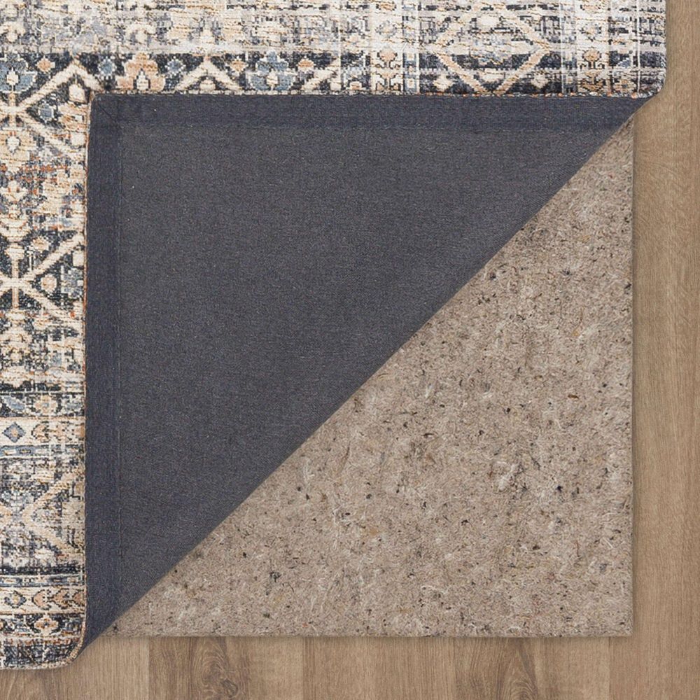 Karastan Zula Luanda 2&#39;4&quot; x 8&#39; Slate Runner, , large