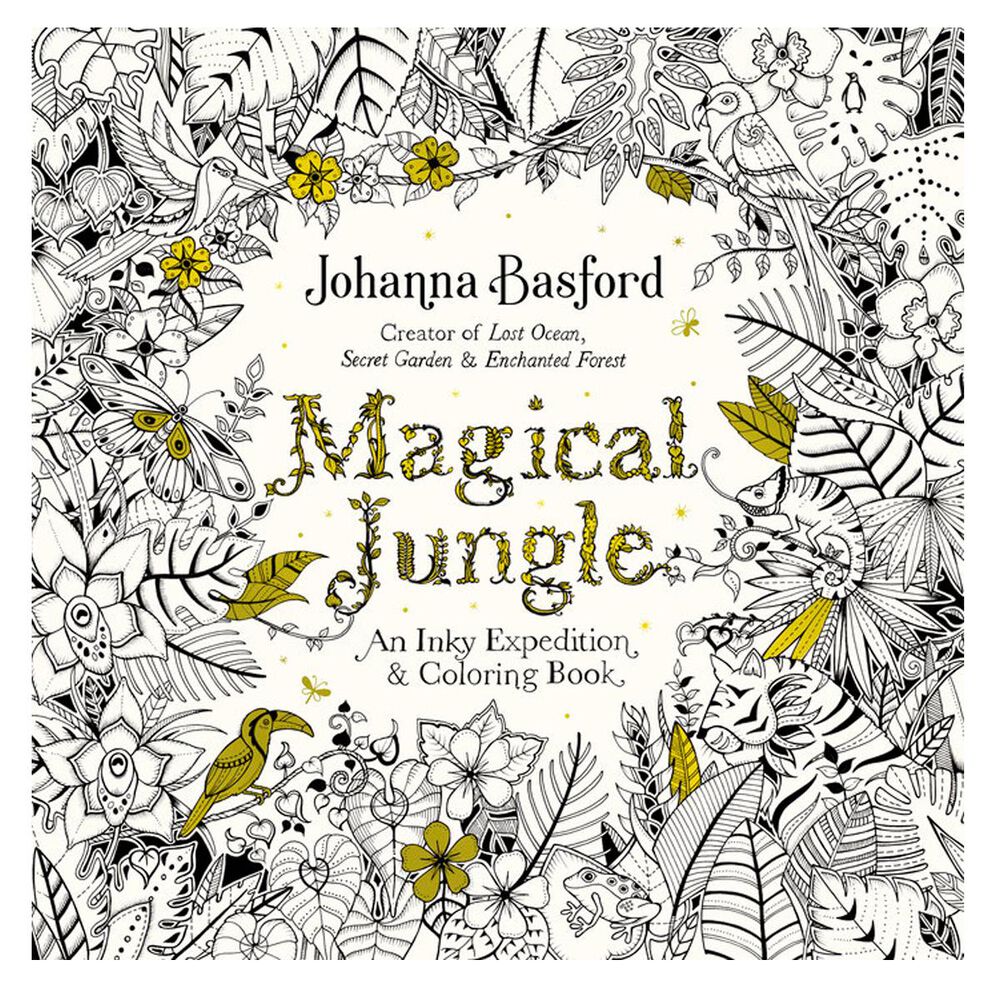 Magical Jungle Coloring Books, , large