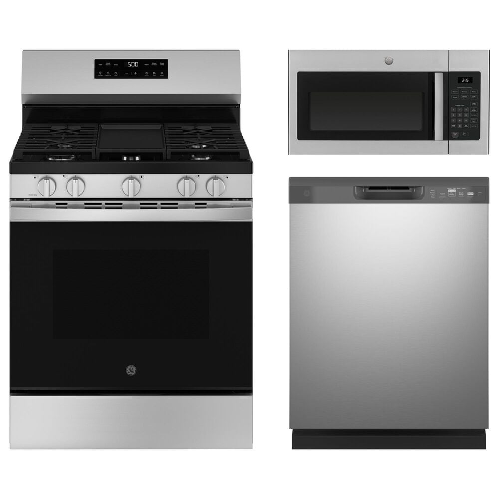 GE Appliances 3 Piece Kitchen Package in Stainless Steel, , large