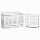 DaVinci Kalani2 Piece Nursery Set with 4- In- 1 Convertible Crib and Dresser in White, , large