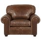 Stickley Furniture Santa Fe Leather Chair with Nailhead Trim in Aged Old Leather, , large