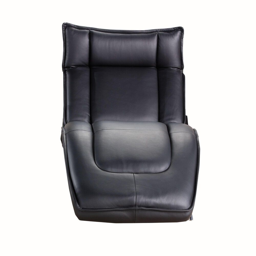 Nicoletti Calia Sofas Madame Leather Chaise in Black, , large