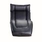 Nicoletti Calia Sofas Madame Leather Chaise in Black, , large