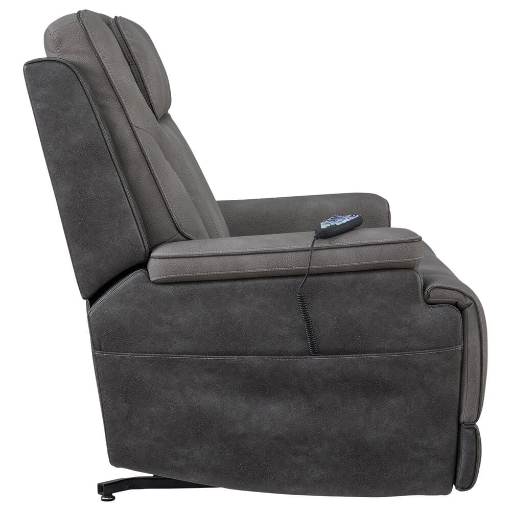 Ashley 4Z-Peaceful Pause Power Lift Recliner in Slate, , large