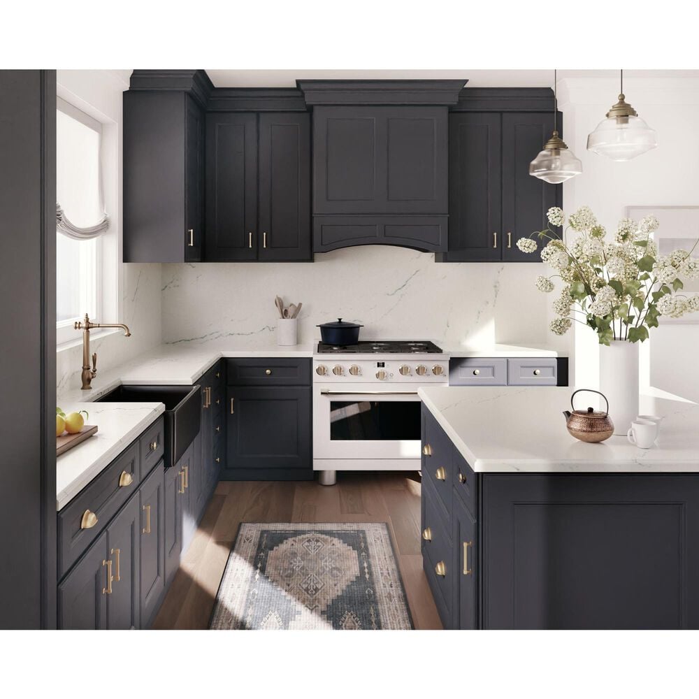 Cambria Luxury Beckington 3cm Quartz Countertop in White and Gray, , large