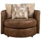 Albany Furniture Swivel Pod Chair in Crow Camel, , large