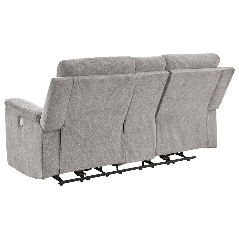 Ashley Barnsana Power Reclining Loveseat in Ash, , large