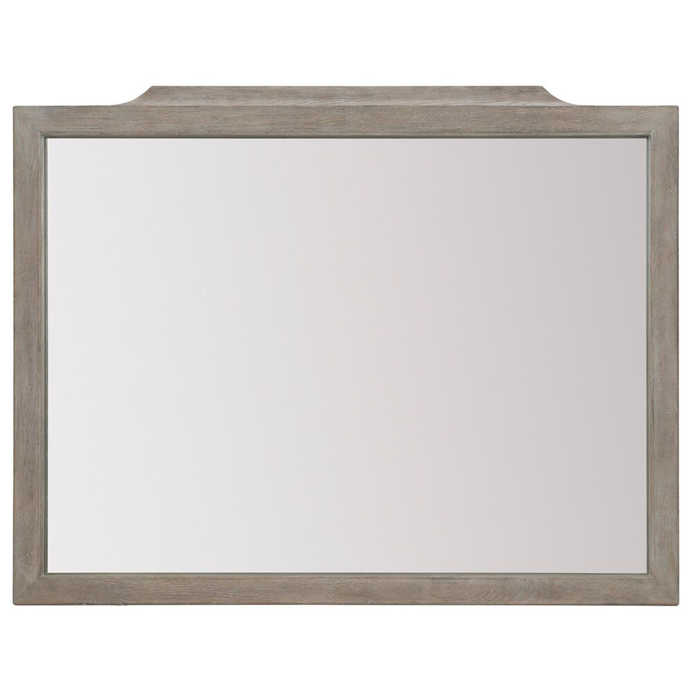 Bernhardt Albion Rectangular Mirror in Pewter, , large