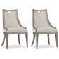 Hooker Furniture Sanctuary Side Chair in Greige (Set of 2), , large