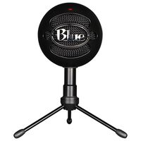 Blue Snowball Microphone in Black