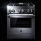 JennAir Rise 30" Dual-Fuel Professional Range in Stainless Steel, , large