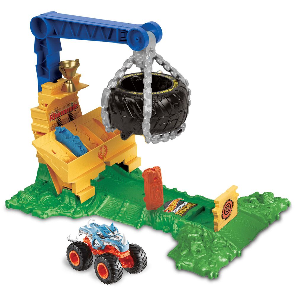 Mattel HW Monster Trucks Rhinomite, , large