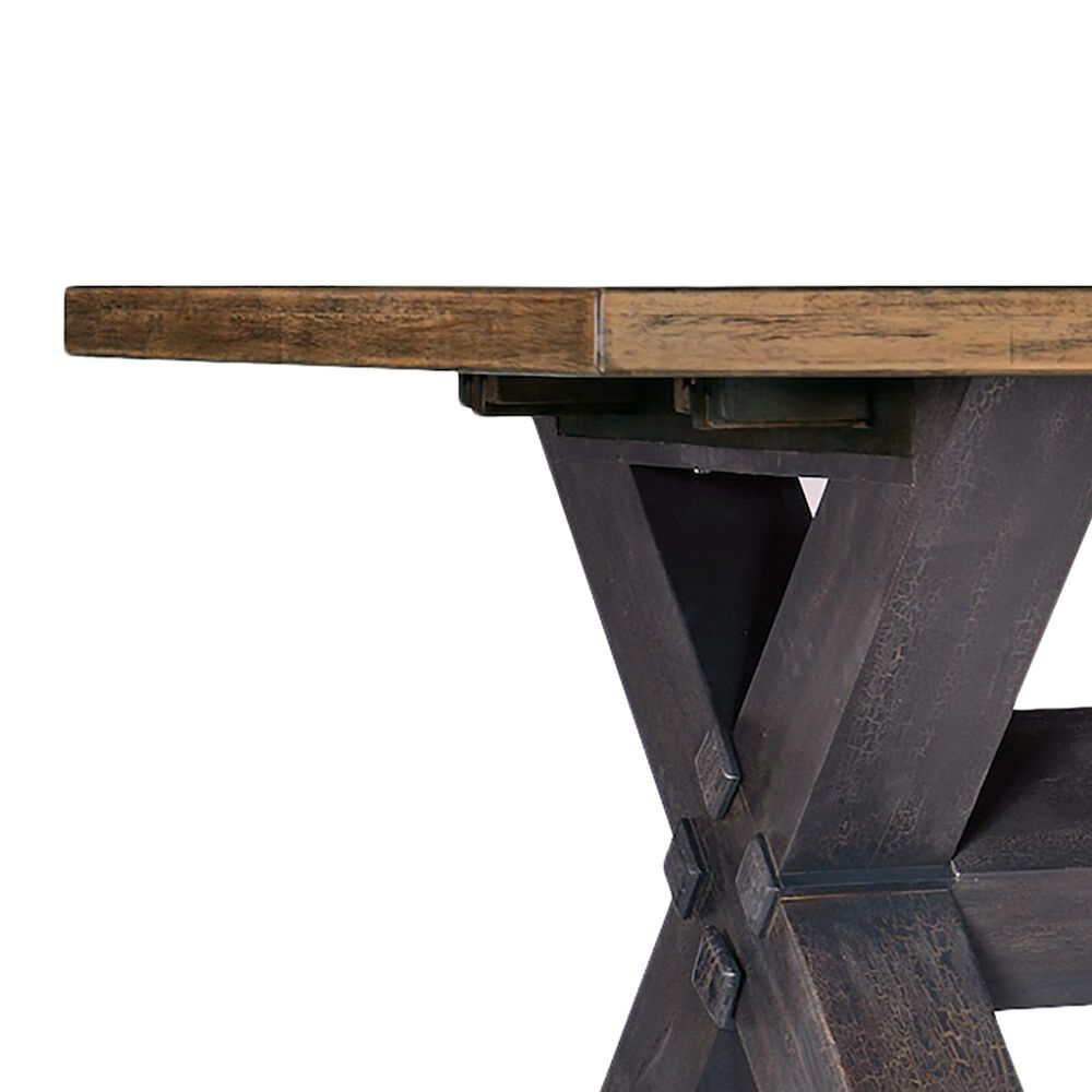Hooker Furniture Big Sky Dining Table in Vintage Natural and Black - Table Only, , large