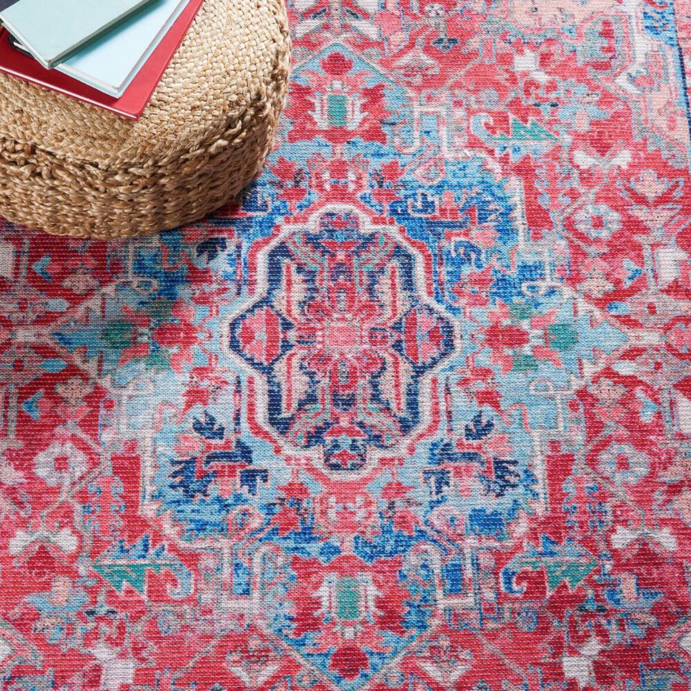 Safavieh Serapi SEP518 8&#39; x 10&#39; Navy and Red Area Rug, , large