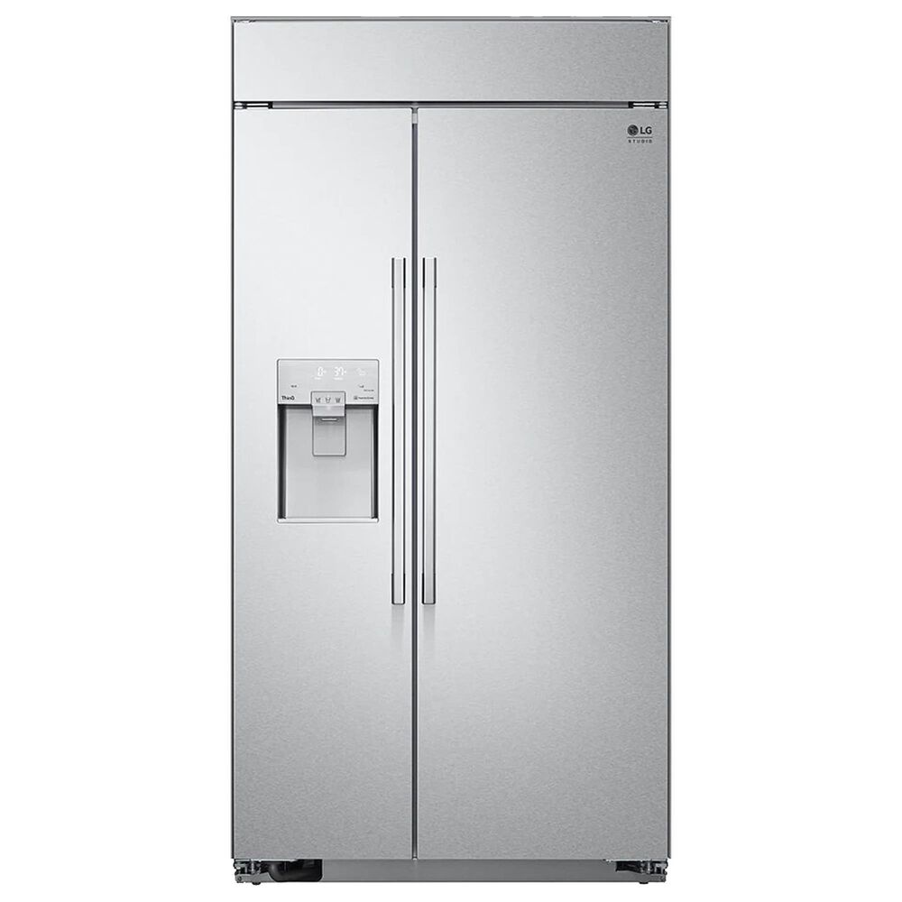 LG Studio 26 Cu. Ft. Side-by-Side Refrigerator in Stainless Steel, , large