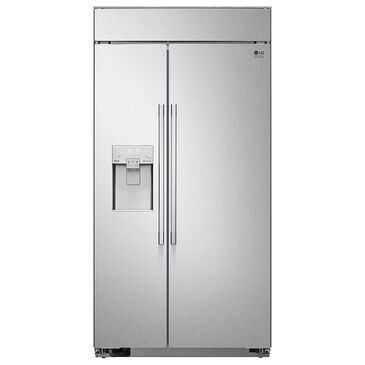 LG Studio 26 Cu. Ft. Side-by-Side Refrigerator in Stainless Steel, , large
