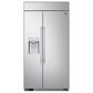 LG Studio 26 Cu. Ft. Side-by-Side Refrigerator in Stainless Steel, , large