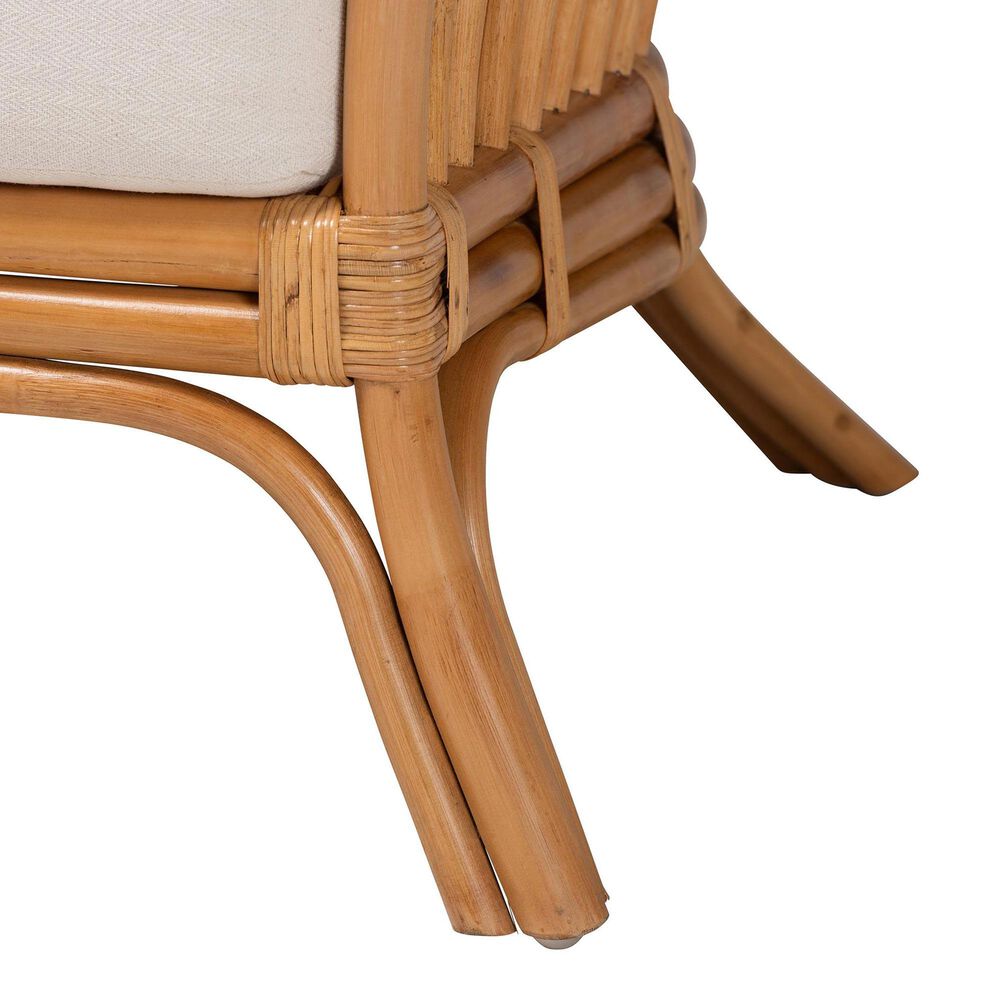 Baxton Studio Lisabon Arm Chair in Neutral, , large