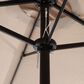 Hearth and Haven 14.8" Double Sided Outdoor Umbrella without Base in Khaki, , large