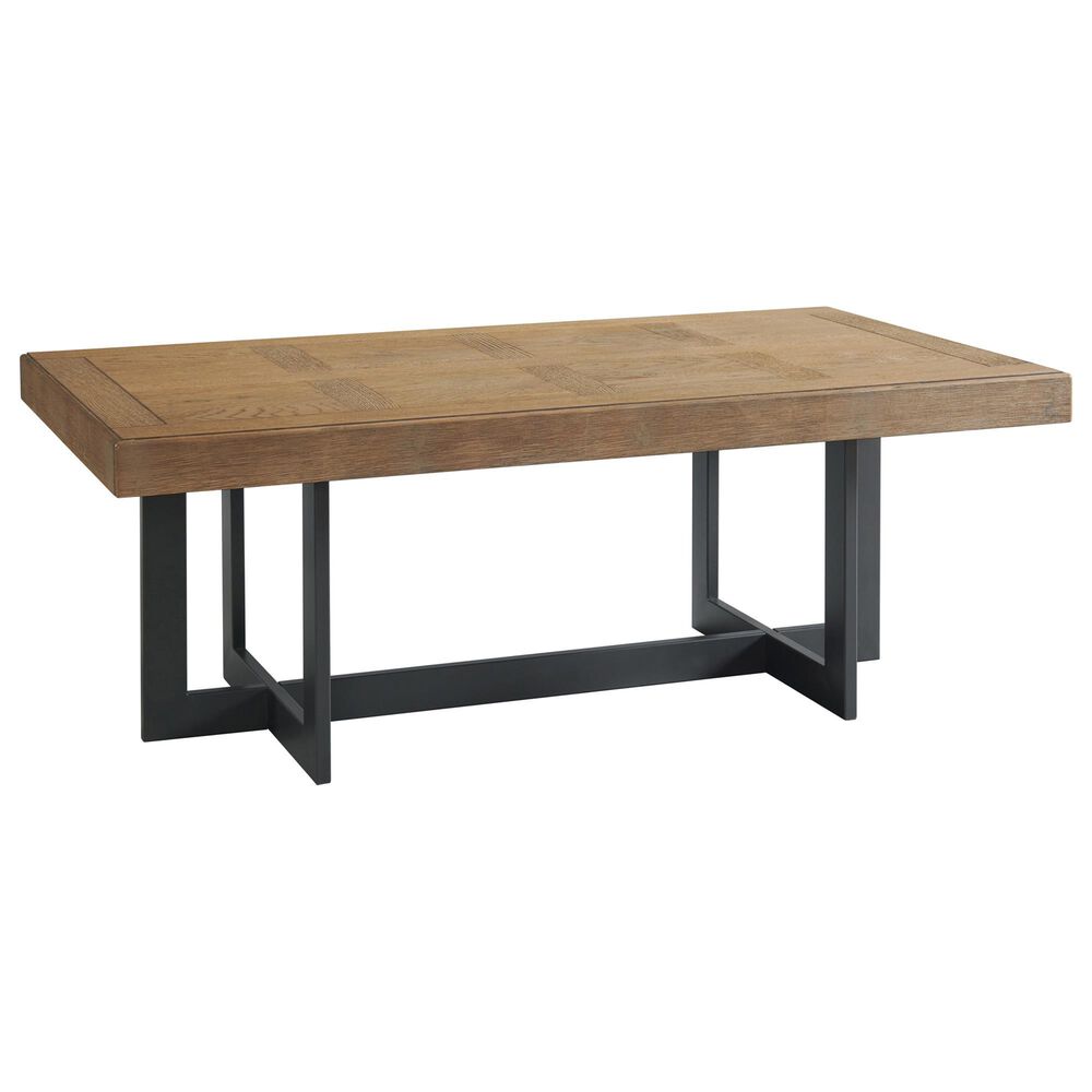 Hawthorne Furniture Eden Coffee Table in Rustic Dune and Black, , large