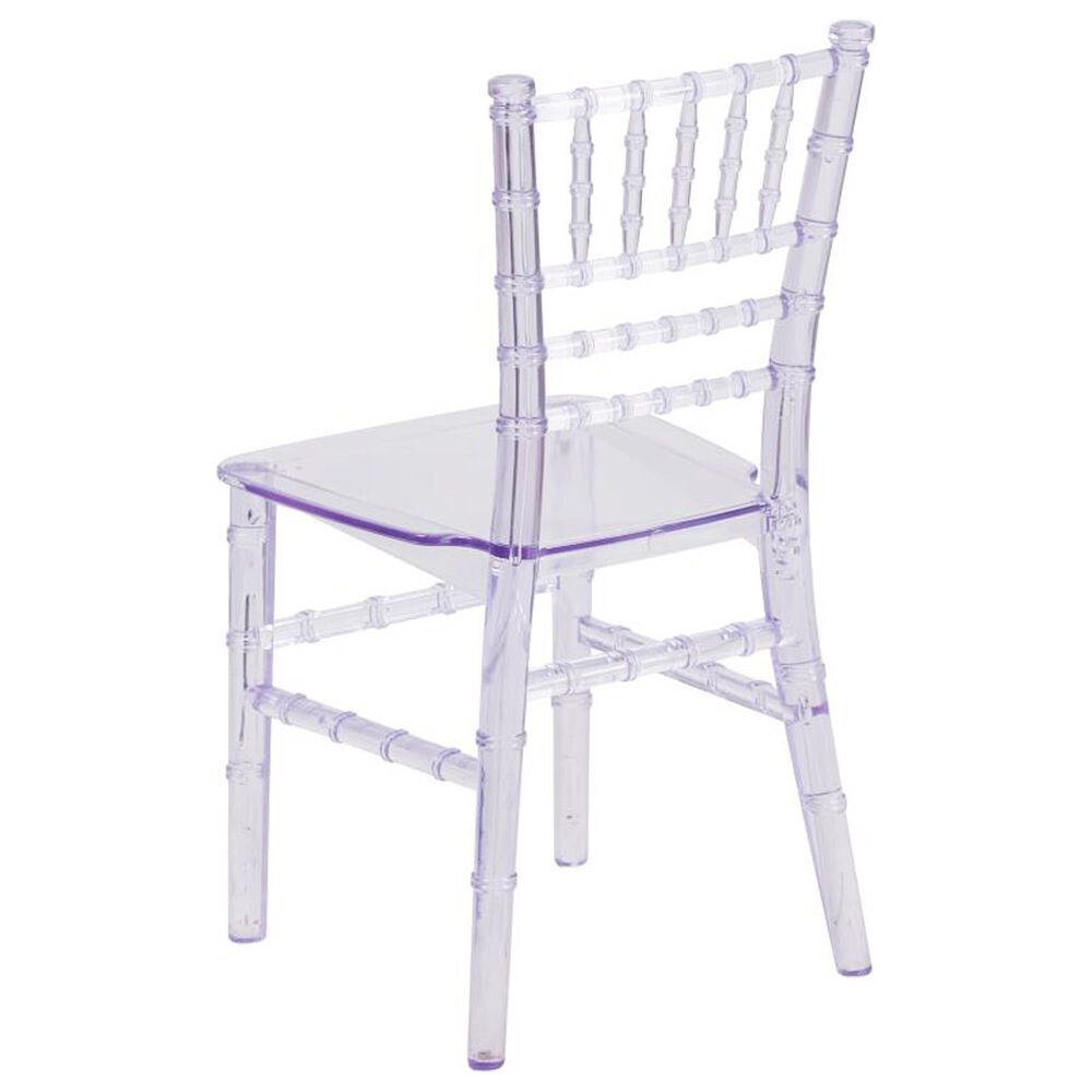 Flash Furniture Hercules Kids Chiavari Chair in Transparent Crystal, , large