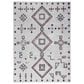 Nourison Machine Washable Series 1 5"3" x 7"3" Ivory and Multi Area Rug, , large