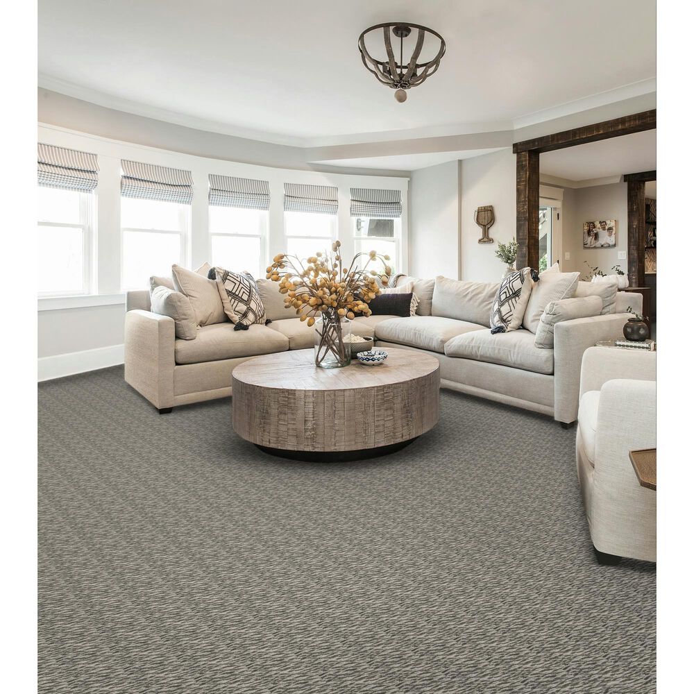 Karastan Vestige Carpet in Worn Pewter, , large