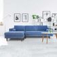 37B Anderson 2-Piece Stationary Left Arm Facing Sectional in Denim, , large