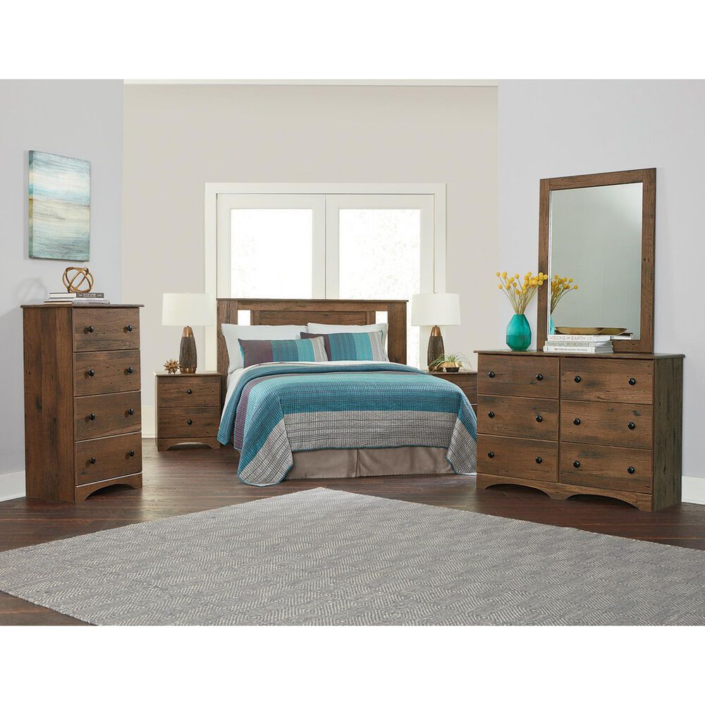 Lemoore Essential Full/Queen Headboard with Side Styles in Aspen Oak, , large