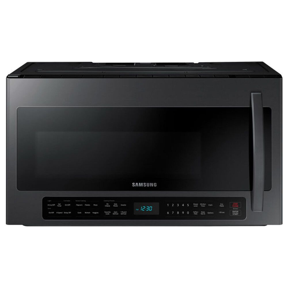 Samsung 2.1 Cu. Ft. Over-the-Range Microwave in Fingerprint Resistant Black Stainless Steel, , large