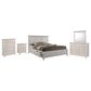 Hawthorne Furniture San Mateo 5-Piece King Storage Bedroom Set in Rustic White, , large