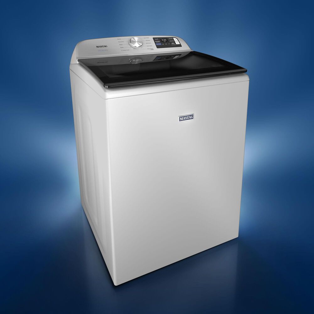Maytag 5.2 Cu. Ft. Top Load Agitator Washer in White, , large