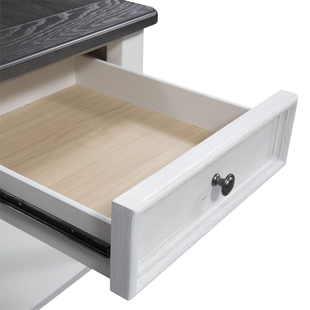 Belle Furnishings Allyson Park Drawer End Table in White, , large