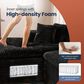 HOMLUX 105.5" Zero Assembly Sofa with Ergonomic Chaise Sectional in Black, , large