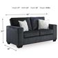 Ashley 7-Piece Living Room Set in Slate, , large