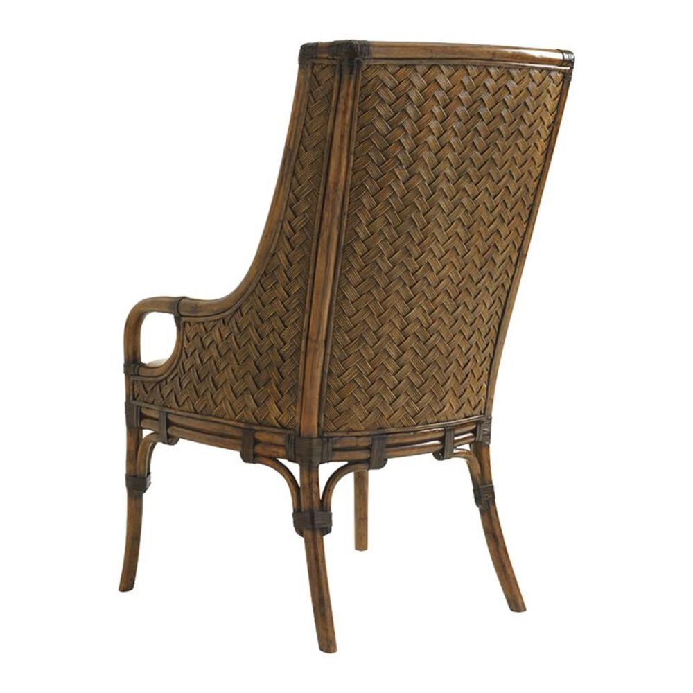 Tommy Bahama Home Bali Hai Marabella Upholstered Arm Chair in Warm Brown, , large