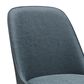 Valor Living Penton Side Chair with Navy Cushion in Black (Set of 2), , large