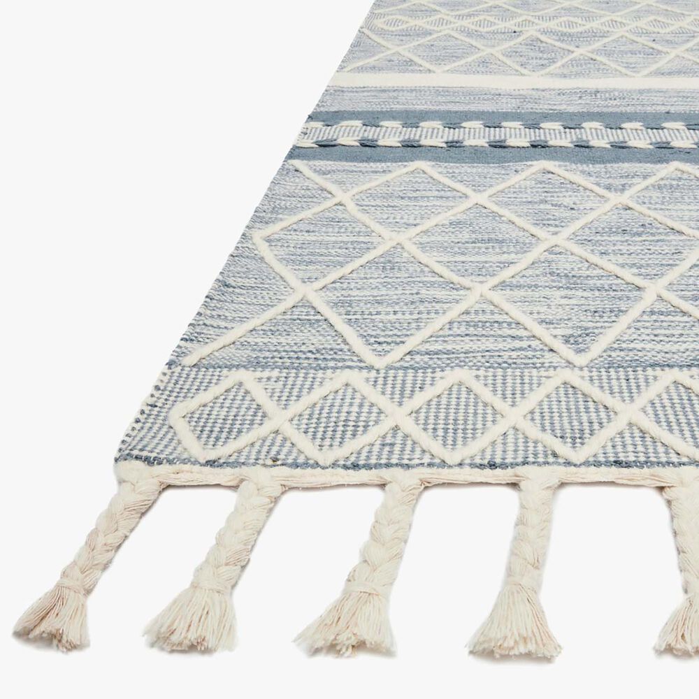 Loloi II Sawyer SAW-04 3&#39;6&quot; x 5&#39;6&quot; Teal Area Rug, , large