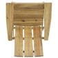 Hearth and Haven Zuma Outdoor Foldable Adirondack Chair in Natural, , large