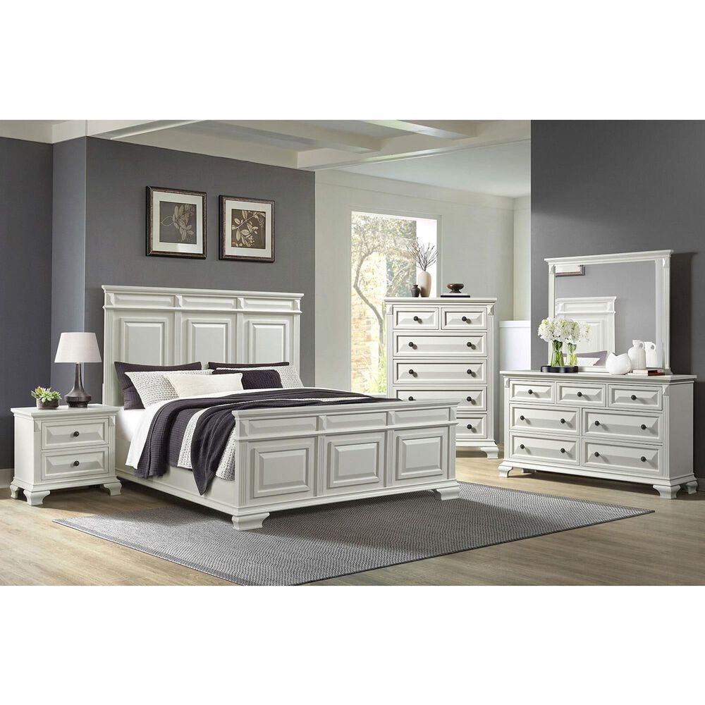 Mayberry Hill Bridgestone 2-Drawer Nightstand in Antique White, , large