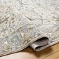 Surya Dresden Taupe, Off-White, Dusty Sage, Deep Teal, Olive, Light Gray and Mustard 2"7" x 7"3" Runner, , large