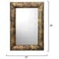Jamie Young Elmridge Rectangular Wall Mirror in Antique Brass, , large