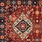 Oriental Weavers Lilihan Medallion 2061V 9"10" x 12"10" Red Area Rug, , large