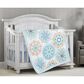 Oxford Baby Mandala 3-Piece Baby Crib Nursery Bedding Set in Blue, , large