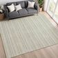 Dalyn Rug Company Soft Essentials Striped Celery 5" x 7"6" Indoor/Outdoor Area Rug, , large